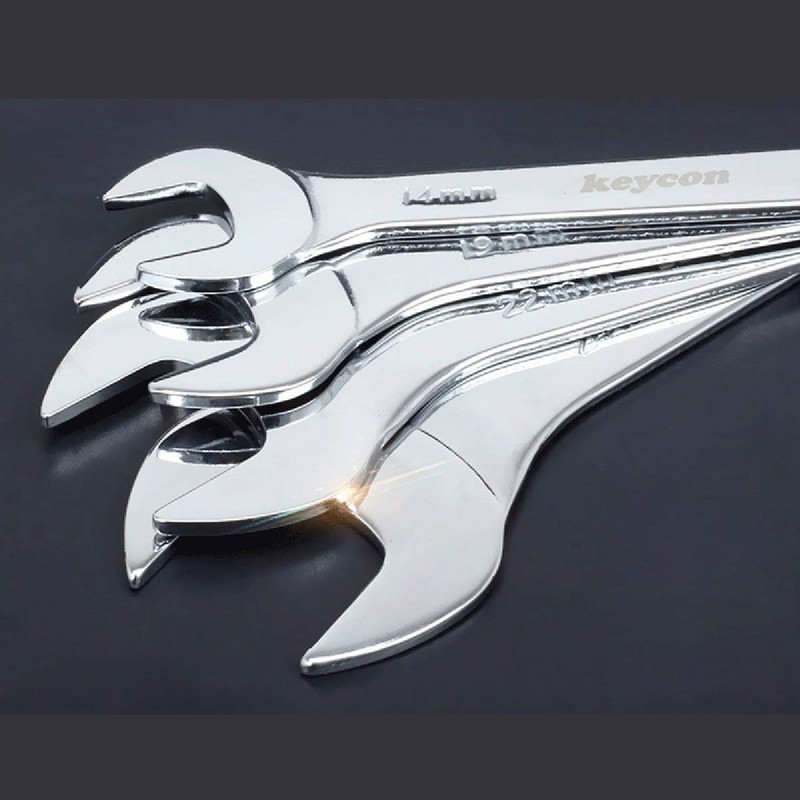 ExcInter Open Ended Spanner, 24mm & 27mm Double End Silver