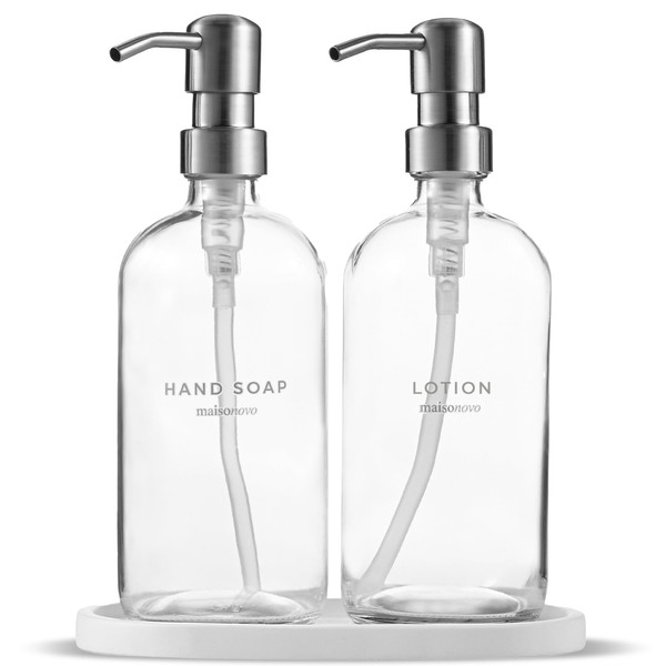 MaisoNovo Hand Soap and Lotion Dispenser Set - 16.9 fl