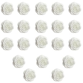 20 PCS Flower Lace Patch 3D Flower Lace Embroidery Appliques Lace Flowers Applique for Clothing Repair and Decoration, Bag Repair and Decoration, Hair Accessories, handicrafts
