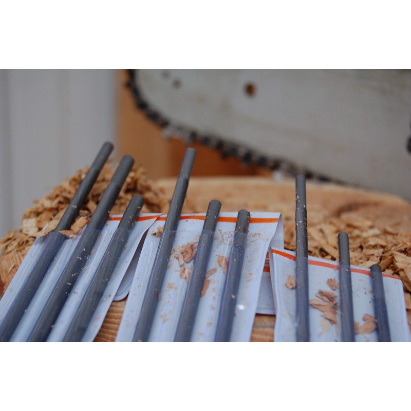 Round File 4.0 mm Pack of 3 for Saw Chains,