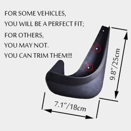 Molded Universal Mud Flaps For Adam Agila Antara Astra Corsa Splash Guards Mudguards Front Rear Mudflaps Styling Body Accessories