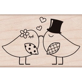Hero Arts Woodblock Stamp, Two Birds