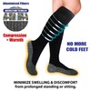 35 Below Compression Socks 1 Pair in Black; Size Small/Medium
