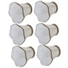 6Pcs Desktop Table Lamp Cover Fabric Lampshade Accessory for E14