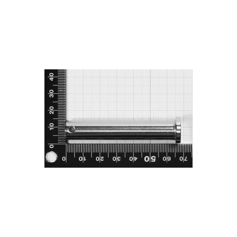 Dutyhook 12X59 Clevis Pin, Stainless Steel AISI 316