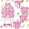 CUBACO Kids Art Smocks Children Waterproof Artist Painting Aprons with