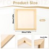 12 Pcs Pine Wood Panel Boards 8 x 8 Inch