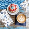 100 Pcs Coastal Nautical Paper Napkins 3 Ply Sea Starfish