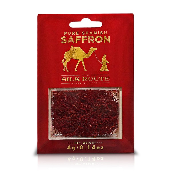 Silk Route Spice Company Azafrán - 4 g Alto grado