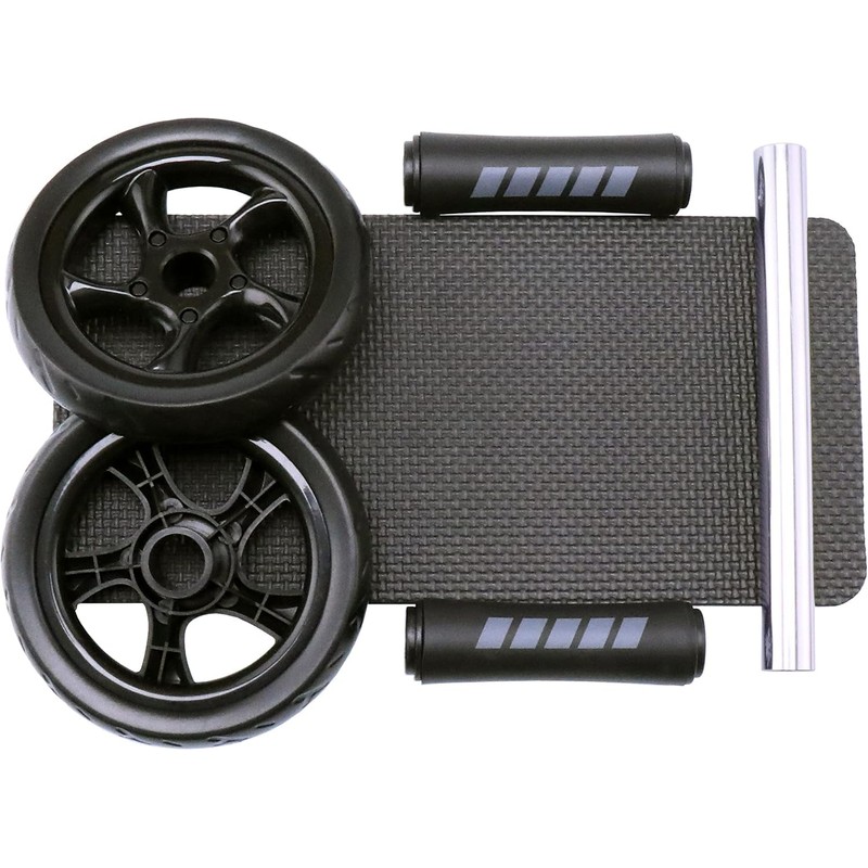 2 Wheel Abdominal Exerciser Abdominal Exerciser EVA Abdominal Core Exercise