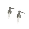 LABRIMP 2pcs Stainless Steel Lotion Pump Heads Press Pump Bottle