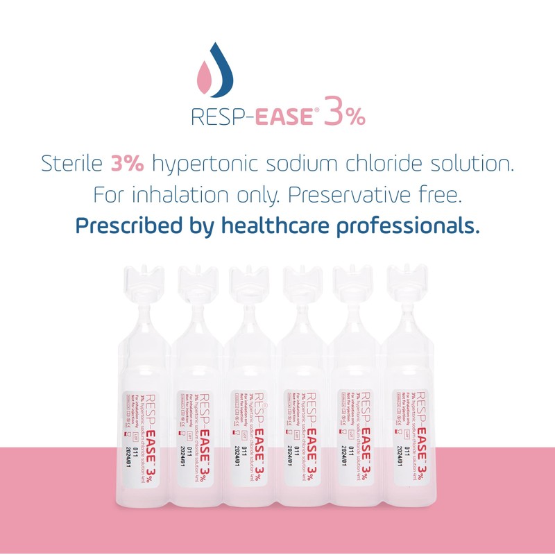 Resp-Ease® 3% Sterile Hypertonic Saline Solution for Inhalation via Nebuliser