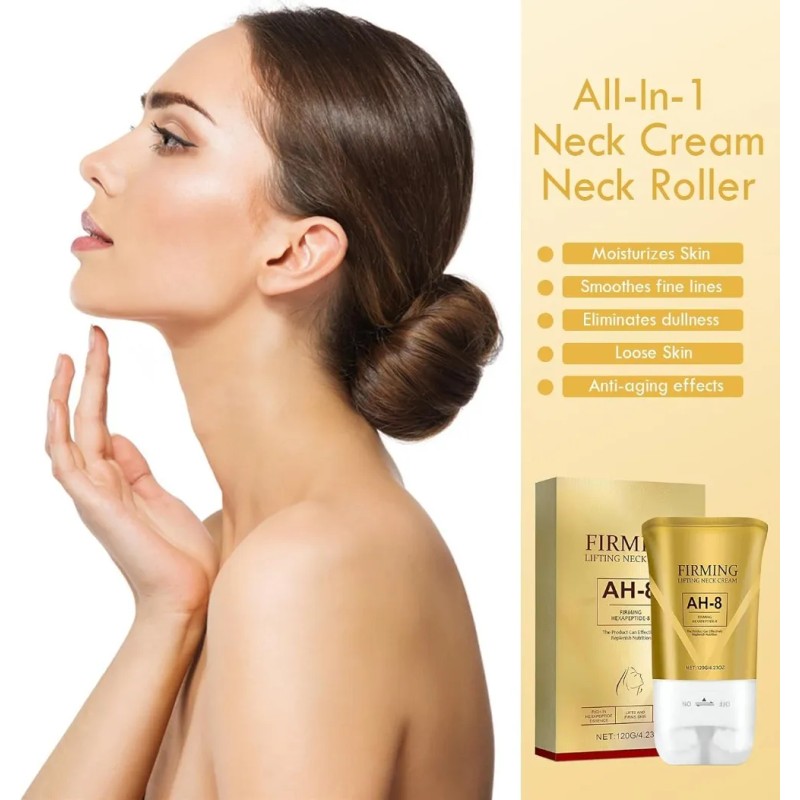 Crema Reafirmante Para El Cuello Ah-8, 2 Unidades, Crema Par