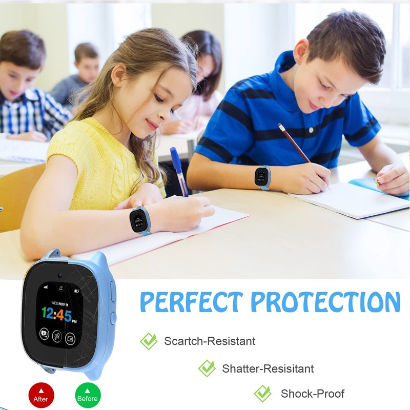 Kuaguozhe Tempered Glass Screen Protector Only Compatible for Gizmo Watch