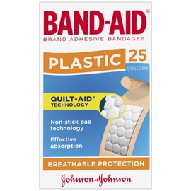 Band-Aid Plastic Strips 25