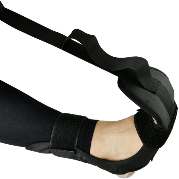 Planter Fasciitis Foot Stretching Strap - Foot Stretcher - Improve Strength, Balance Stretches for Plantar Fasciitis, Heel Spurs, Strains & Achilles Tendonitis, Hamstring Stretch Loops. Product Name