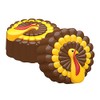 SpinningLeaf Thanksgiving Turkey Sandwich Cookie Chocolate Candy Mold