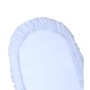 BabyPrem 3 Fitted Cotton Girls Moses Basket Sheets 73-76 x
