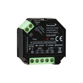 Mini Actuator for Light Switch/Toggle Switch, 230 V - Phase Control | Zigbee Compatible (Switching Actuator)