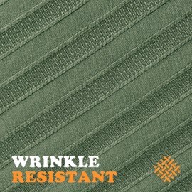 Seasonwood Sage Green Boho Shower Curtain with Tassel 72" W x 72" L Farmhouse Striped Shower Curtains for Bathroom Fabric Shower Curtains Bath Decor