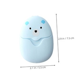 KICHOUSE 4 Boxes Hand Washing Soap Sheets for Outdoor Travel Portable Camping Hand Soap Scented Sheet for Travel Hiking