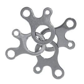 3 Hole Tensioner – Adds Tension to Line of Various Makes (8 Pack, Silver)