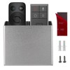 Remote Control Holder Wall Mount, IFCASE 2 Sockets Universal Aluminum
