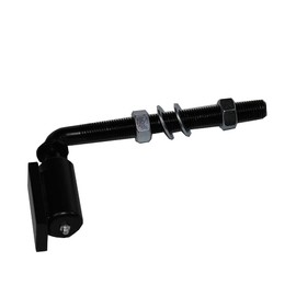 J-Bolt Gate Hinge DORTIMATE JL34B Adjustable Steel Barrel Hinges Heavy Duty Driveway Gate Hinge for Welding Color Black (3.02 lbs)