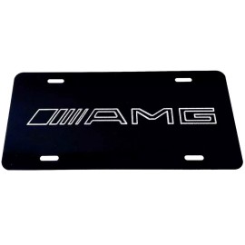 Unbranded AMG  Aluminum Laser Etched License Plate Highest Quality for All Vehicles