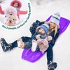 Slippery Racer Downhill Xtreme Flexible Adults and Kids Plastic Toboggan