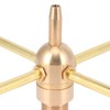 Water Fountain Nozzle,G1/2 Female Thread G3/4 Male Thread,4 Arm Rotate
