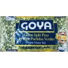 Goya Dry Green Split Peas 16 oz Bag - No