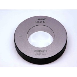 M & J Tooling LLC INSIZE 2"" Class X Master Plain BORE Setting Ring GAGE 2.0 1.99997 50.8mm #6313-2 - MS7086INS