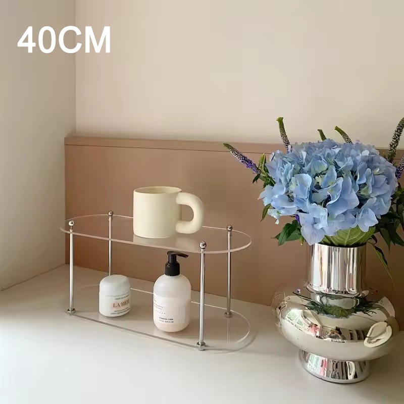 Acrylic Desktop Organizer – 3 Layer Display Shelf, Perfume Jewelry
