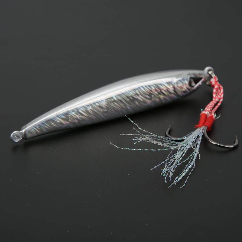 Jig Hard Fishing Lures, Strong Metal Iron Plate Bait, Lightweight