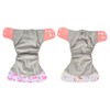 4 Pcs Baby Cloth Diapers Adjustable Washable Reusable Diapers for