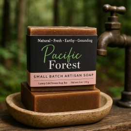 Undisclosed Pacific Forest Soap (smells like Christmas) - Full Uncut Soap Loaf 3 LB