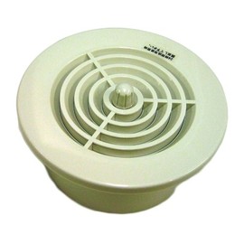 Sugita Ace Air Vent Type 100 Register, White Gray