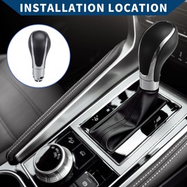 Hihaha Automatic Gear Shift Knob for Buick Regal 2009-2013 / Front Automotive Gearbox Stick Shifter Lever Knob/Durable Plastic / 1 Pcs Black