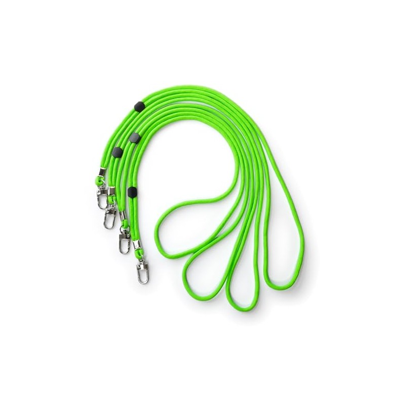 trage.band® Long Adjustable Neck Strap with Carabiner Hook, Pack of