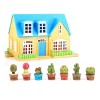 L 7pcs Pequeño Cactus Miniatura Suculentas Plantas Decora Z