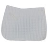 Quilted Cotton Dressage Saddle Pad White
