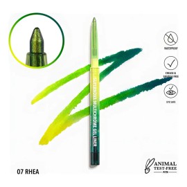 Delineador en Gel Moira Supernova Multichrome Rhea 07 Monocromático Verde Limón