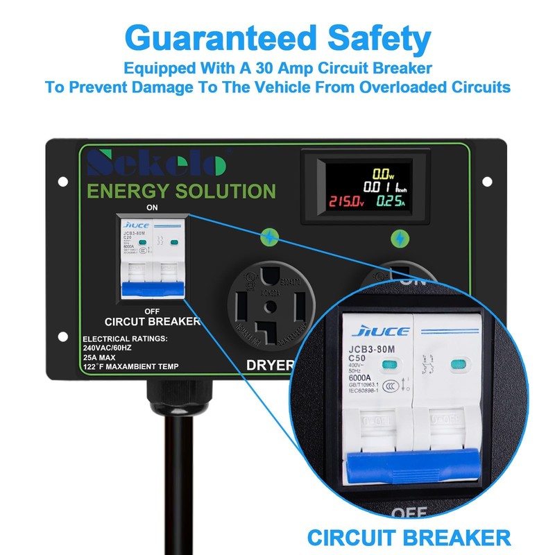 Smart EV Charging Integration: Sekelo Automatic Power Switch for Dryer