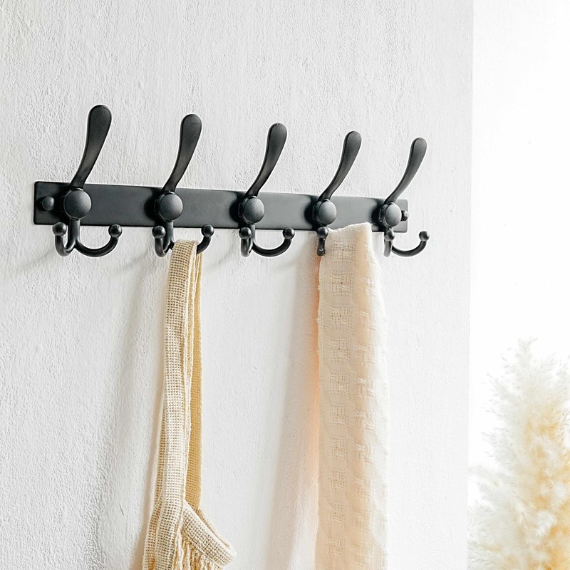 Dseap Coat Rack Wall Mount 2.0 Pro: Heavy Duty 300%