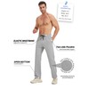 Idtswch 36" Long Inseam Men's Tall Yoga Sweatpants Open Bottom