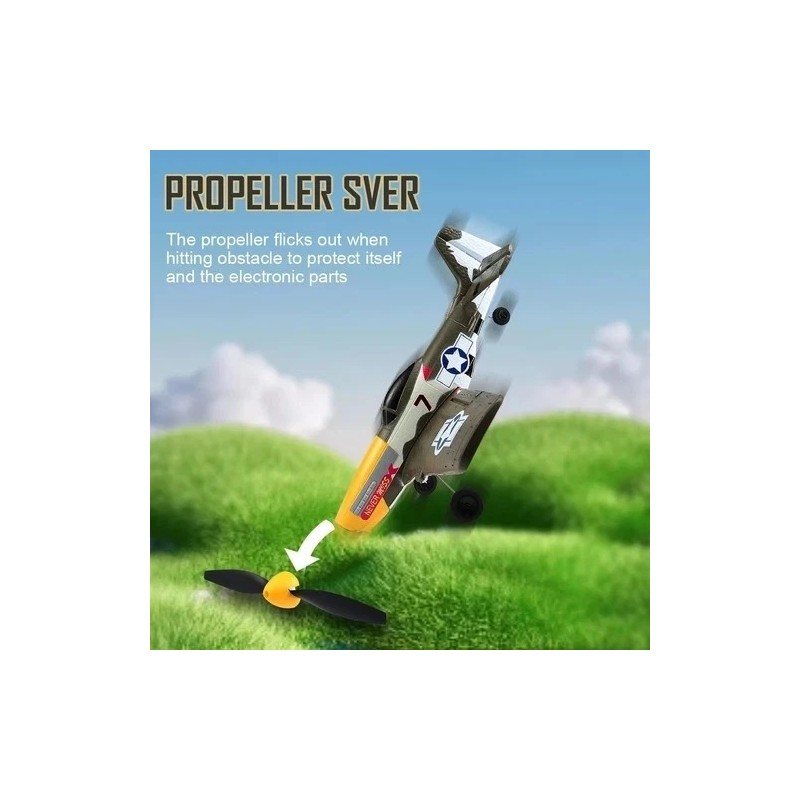 Volantex US RC Plane P51 Mustang 2.4G Radio EPP Foam