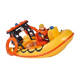 SIMBA - Fireman Sam Neptune Boat, 20 cm, with Penny Action Figure, from 3 Years