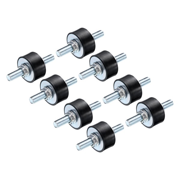 QUARKZMAN Pack of 8 M8 x 23 mm Rubber Buffer