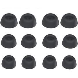 Replacement Ear Tips Compatible with Sound core by ANK er Liberty 4 NC, Silicone Ear Buds Ear Cap Ear Plug Eartips Replacement for Liberty4NC 3 Size 6 Pairs,Black 6PB126